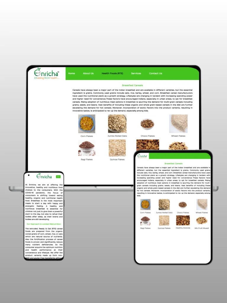 Enricha Multiorganics Website