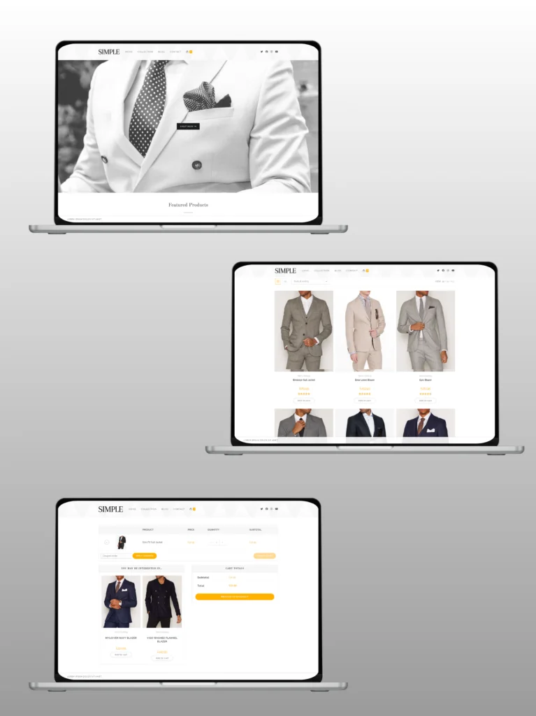 Shop Website template
