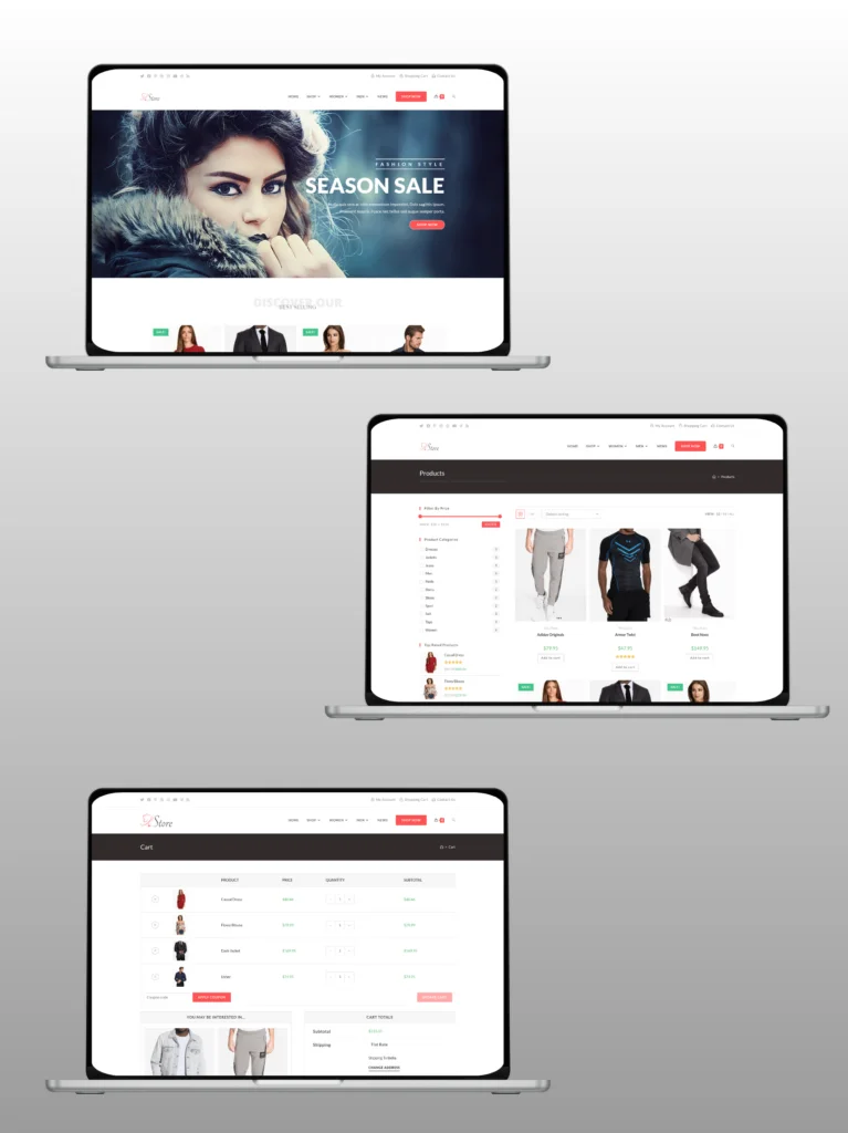 Sho website template