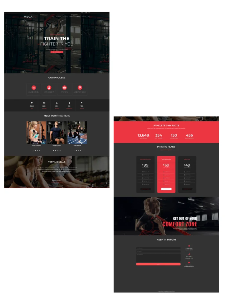 Single Page website
